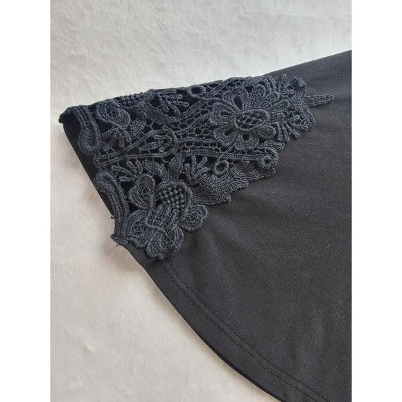 Torrid Women's Black Faux Wrap Blouse, Size 0/L - Picture 5 of 14